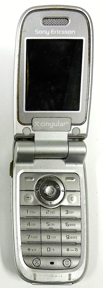 Sony Ericsson Z525a - Blue ( Cingular ) Rare Cellular Flip Phone