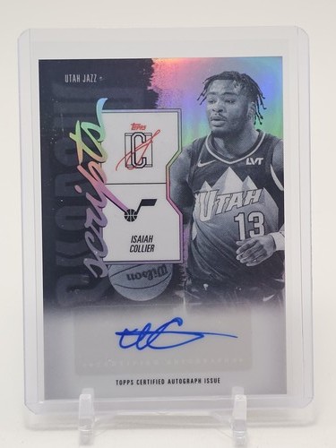 ISAIAH COLLIER 2025 TOPPS SIGNATURE CLASS SHADOW SCRIPTS AUTO REFRACTOR Q3701