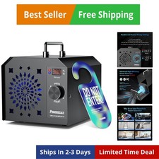 Ozone Generator 90,000mg/h O3 Intelligent Control Ozone Odor Eliminator Comme...