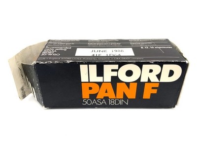 Ilford PAN F 120 Roll Film MHD 06/1988 50 ASA 18DIN