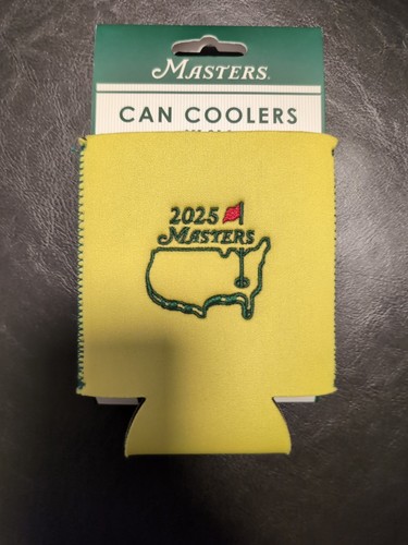 2025 Masters Golf Tournament Can Coolers Augusta National Yellow Koozie