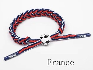FIFA Soccer Football World Cup France Kylian Mbappe Shoelace Bracelet