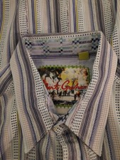 Robert Graham Mens Xl Mutlicolor Long Sleeve Flip Cuff Shirt