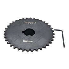  35 Roller Chain Sprocket Type B 1 inch Bore 36 Tooth, Hardened Antirust 1045