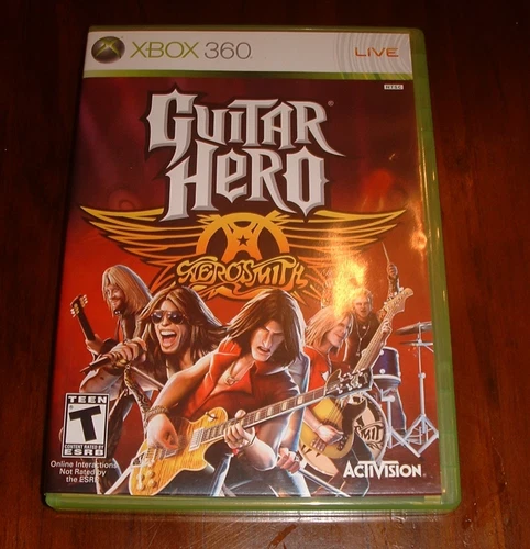 Guitar Hero Aerosmith Xbox 360 Game CIB Complete MINT