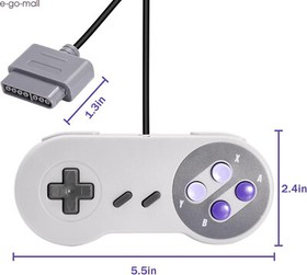 2 Pack Retro Wired Controller for  Nintendo Super Entertainment System Super NES