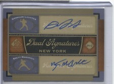 2012 SP Signature Edition Dual Signatures Garrison Lassiter Brett Marshall Auto
