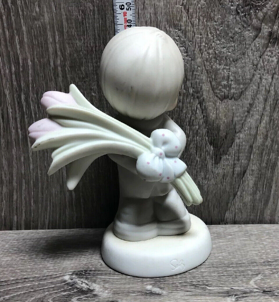Precious Moments Figurine 306959 For The Sweetest Tu-Lips In Precious Moments Figurine 306959 For The Sweetest Tu-Lips In