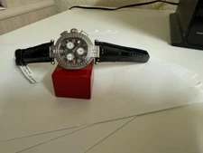 NOS Ladies Lucien Piccard diamonds chronograph watch  85th anniversary