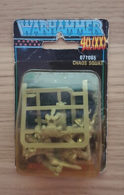 Chaos Squat (3 miniatures) Blister Sealed, Warhammer 40,000 Games Workshop 