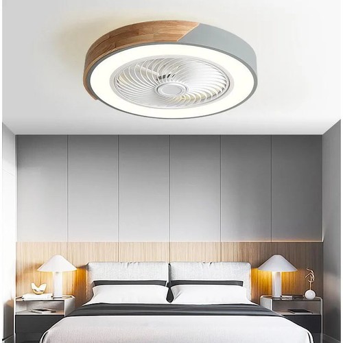 Smart Ceiling Fans With Light For Living Room Dining Room 6 Speeds Fans Lighting - Picture 6 of 20