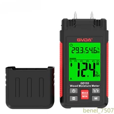 Digital Wood Moisture Damp Detector LCD Display Cement Brick Moisture Meter