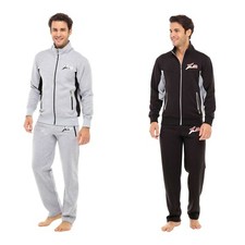 Men  s Athletic Tracksuit Full Zip Fleece Sweatsuit Warm Jogging Activewear