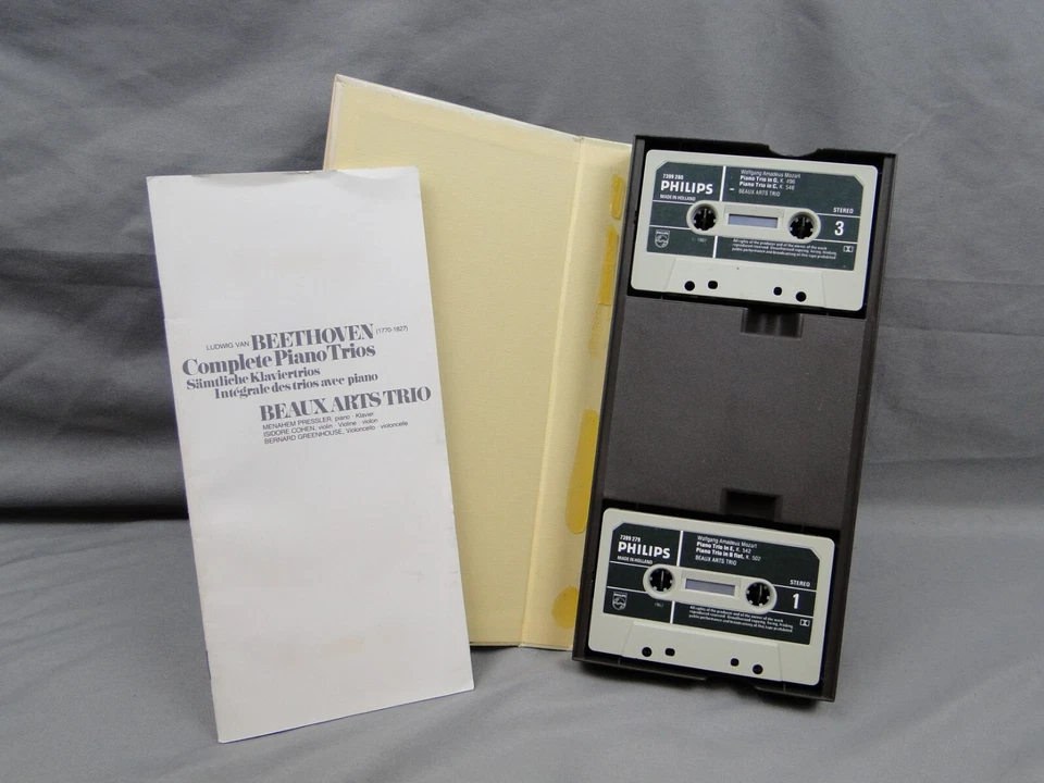 Mozart Die Klaviertrios The Piano Trios Beaux Arts Trio Philips Cassette 1967 - Image 4 of 4