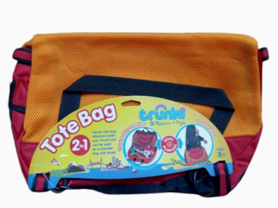Melissa and Doug Trunki 2-in-1 Children s Tote Bag, Orange Red