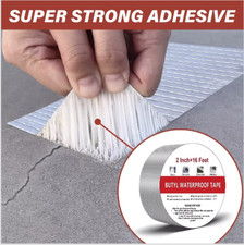   4 PACK- Butyl Waterproof Tape  Leak-Proof Roof, RV, Windows, 2" x16 Feet Long