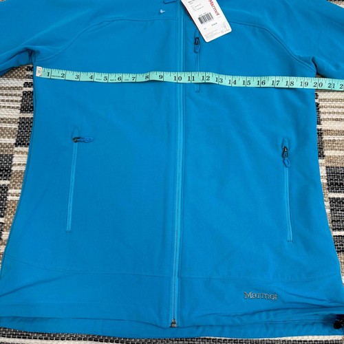 Marmot Women's Tempo Jacket M3 Softshell Breathable Water Repellent Blue Sea L - Picture 9 of 16