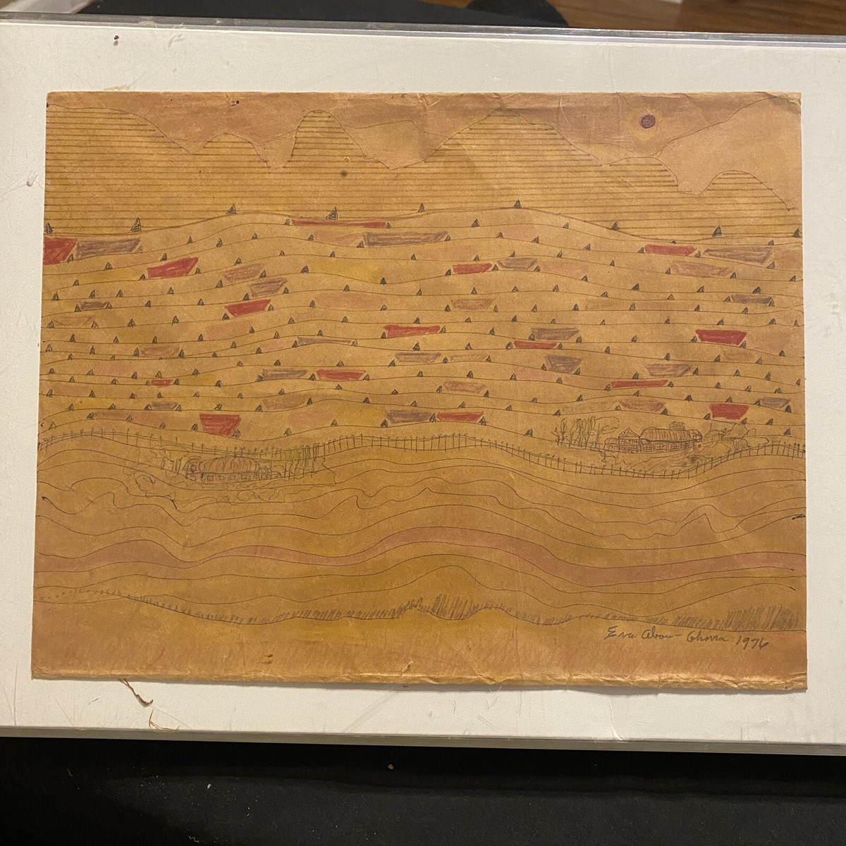 Vintage Signed Art Sketch of Japan 1970s Listed Artist | eBay