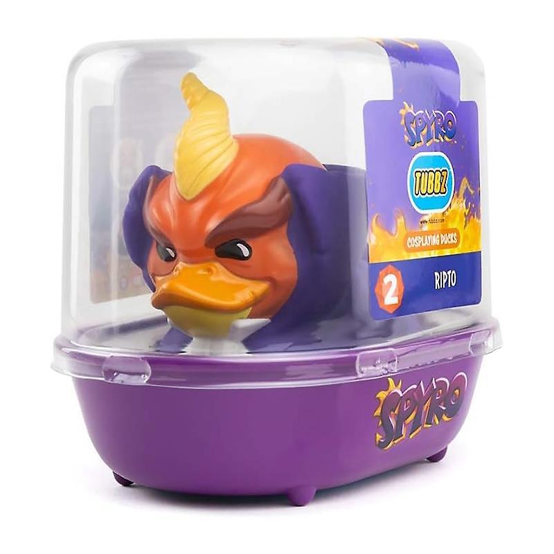 TUBBZ Spyro The Dragon Ripto Collectible Rubber Duck - Official Vinyl Figure For Gaming Fans, 9cm Tall - View #4