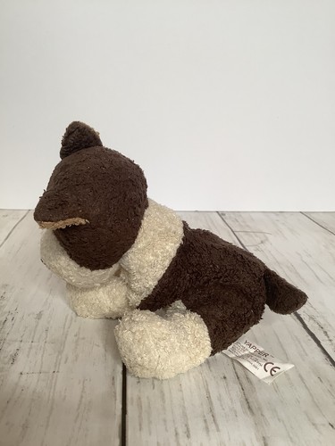 Russ Luv Pets Yapper Puppy Dog Cream Brown Miniature Stuffed Beanbag Plush 5” - Picture 4 of 10