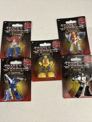 Transformers Micro Collection Action Figures Hasbro Lot of 5