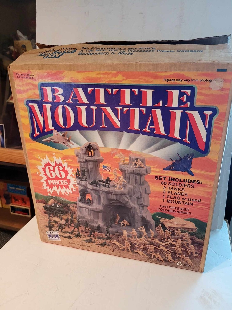 VINTAGE TIMMEE TOYS BATTLE MOUNTAIN PLAYSET IN BOX