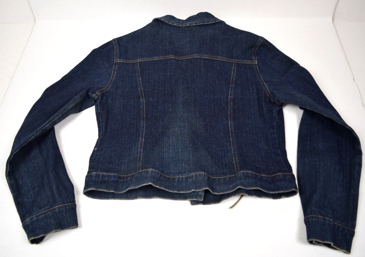Vintage Jeans Jacket Pant Set Size S/M 90s Indigo Lace Up Pants