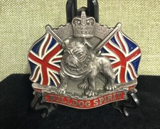 Rare Vintage British Bulldog Belt Buckle