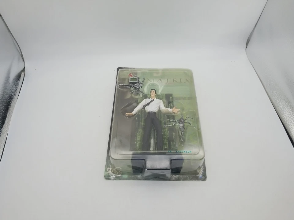 Figura de acción The Matrix Mr Anderson de la década de 2000 nueva sellada en caja Neo FASTSHIP Foto 4 de 4