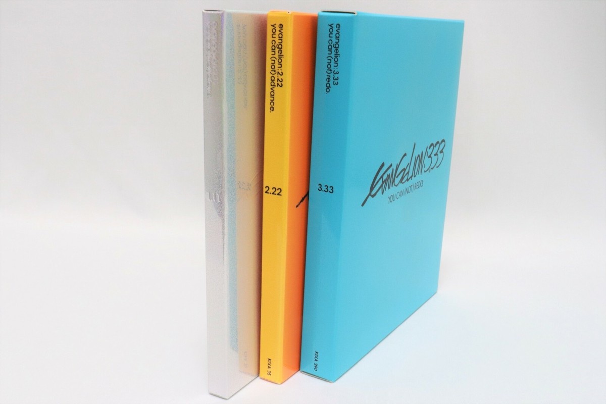 EVANGELION Blu-ray Set Version 1.11 2.22 3.33 Original Soundtrack