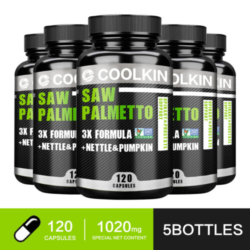 Saw Palmetto 1020mg-Stinging Nettle - Prostate Support,Reduce Frequent Urination - Foto 13 di 13