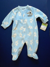 Carters NWT Blue Elephant Sleeper 3 mos NEW