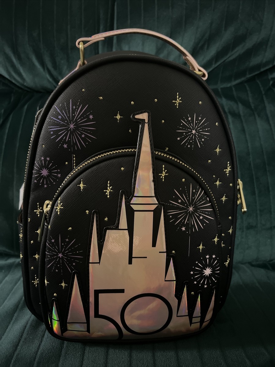 Disney World Loungefly 50th Anniversary Grand Finale Backpack Mickey Ears Doll Disney Loungefly Backpack - 50th Anniversary Grand Finale main image 2
