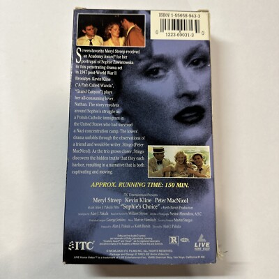 SOPHIA　philosophy-Ⅲ　VHS Sophies Choice (VHS, 1999) 12236903130| eBay