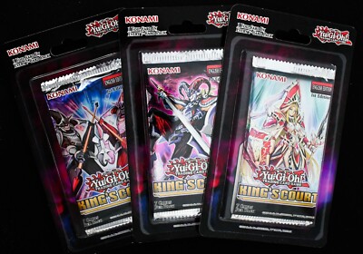 Yugioh Kings Court 1st Edition Blister Booster Pack Sealed ARTWORK LOT - 3  PACK | eBay