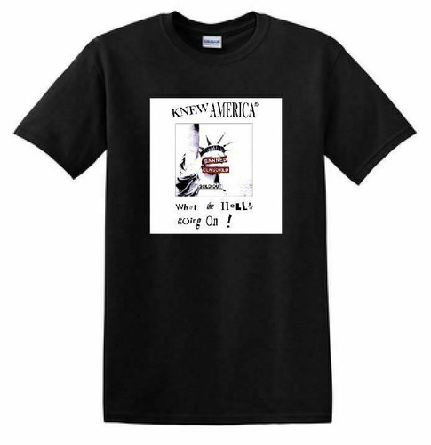 KNEW AMERICA T-SHIRTS logo of Rock Band Knew America`s 1st LP / CD, POLITICAL - Bild 7 von 11