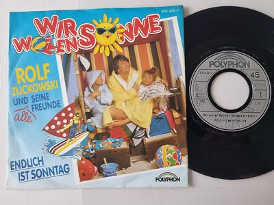 Rolf Zuckowski und seine Freunde - Wir wollen Sonne - Verde e amarelo 7'' Vinyl