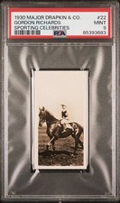 Gordon Richards 1930 Major Drapkin & Co. ROOKIE #22 PSA 9