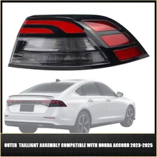 Tail Lights For Honda Accord 2023 2024 Outer Left/ Right Side Turn Signal Lamp
