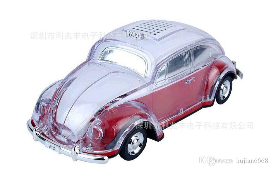 Volkswagen Beetle Red Speaker BT Indoor/Outdoor Portable USB PORT