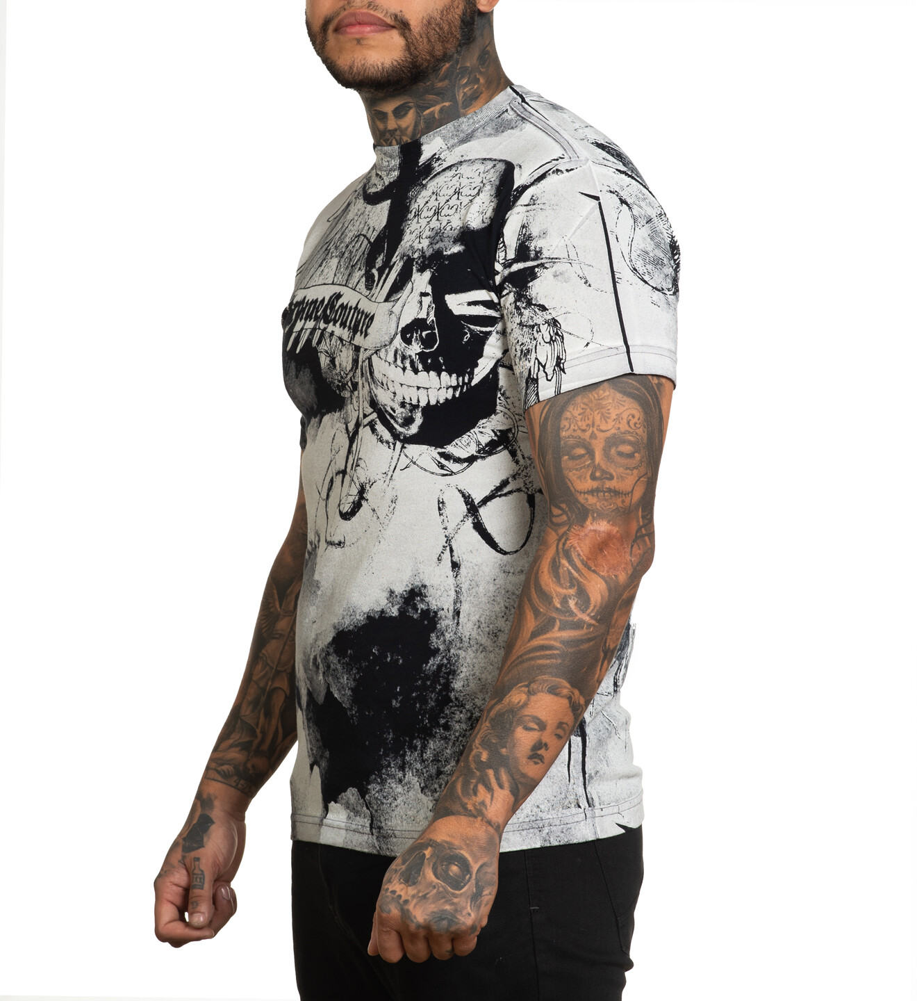 Xtreme Couture By Affliction T-Shirt Uomo Pentirsi Biker Tatuaggio S-5XL - Foto 1