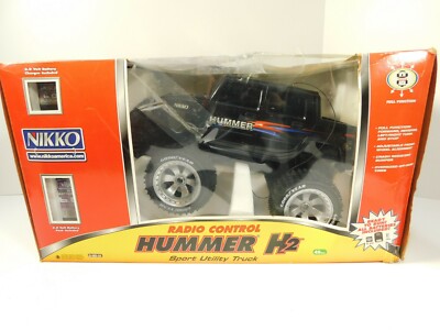 Nikko R/C 1/15 Black Hummer H2 RARE! Works Perfectly! | eBay