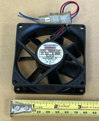 MECHATRONICS MODEL A8025H24D DC BRUSHLESS CNC COOLING FAN 24VDC 0.095A