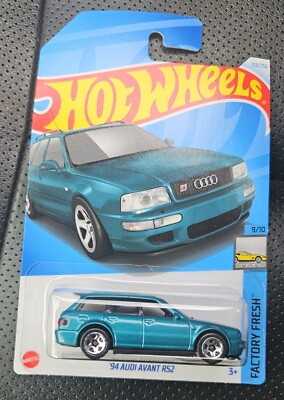 2024 HOT WHEELS  94 Audi Avant RS2 Green Factory Fresh 9/10 Diecast - Mint Card