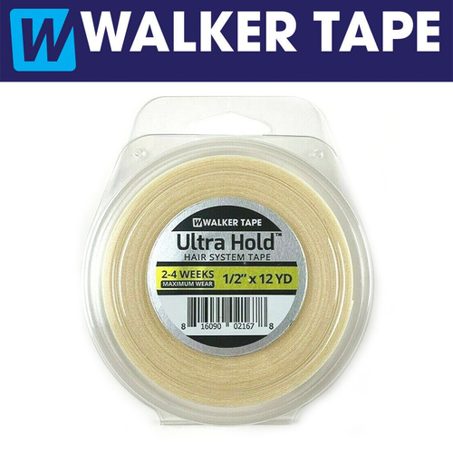 Patch Capelli Uomo Walker Tape Autentico - Nastro Ultra Hold 12 Yard, Adesivo Forte E Impermeabile Nastro Parrucche Impermeabile