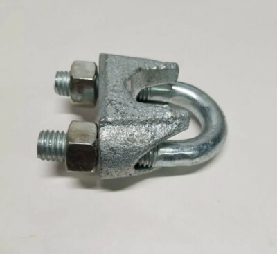 1'' Malleable Wire Rope Clamp (4 pieces) Size 1''. Ships Priority Mail!