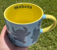 Lilo and Stitch ZAK Blue and Yellow Ceramic Mug NEW