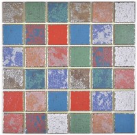 Keramik Mosaik Fliese Bunt Mix Wand KüChe Fliesenspiegel Bad Dusche WB24-1234