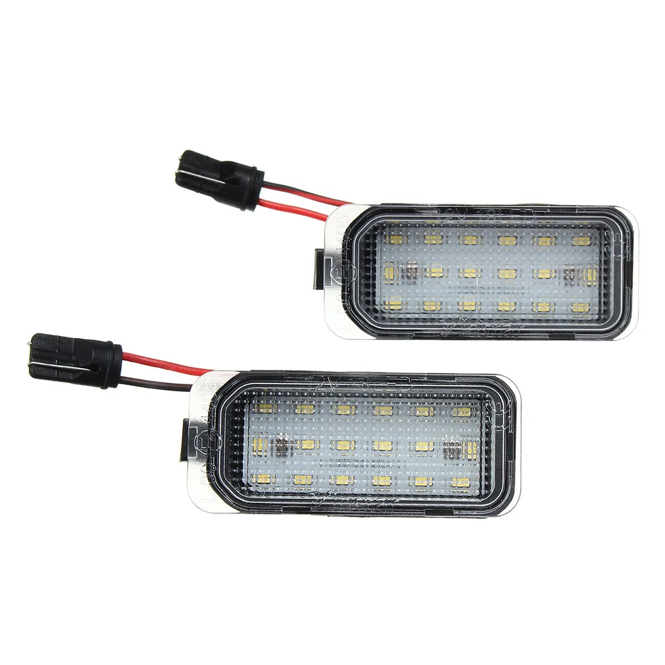LED License Number Plate Light For Ford Fiesta Focus C-Max S-Max Mondeo Jaguar - Image 3 of 4