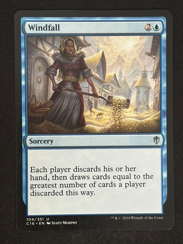 1x MTG Windfall - Commander 2016 (C16) #104 - Magic the Gathering
